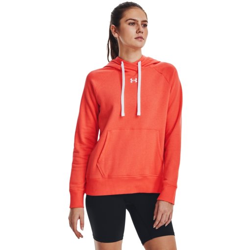 Immagine prodotto da Under Armour Felpa con Cappuccio Donna - UA Rival Fleece HB - After Burn/White