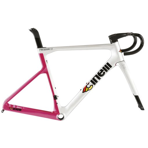 Kuva tuotteesta Cinelli PRESSURE II - Hiilikuiturunkoinen runkosarja - 2026 - pink bullet