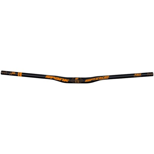 Photo produit de Spank Spike 800 VibroCore XGT MTB Handlebar - shotpeen black/orange