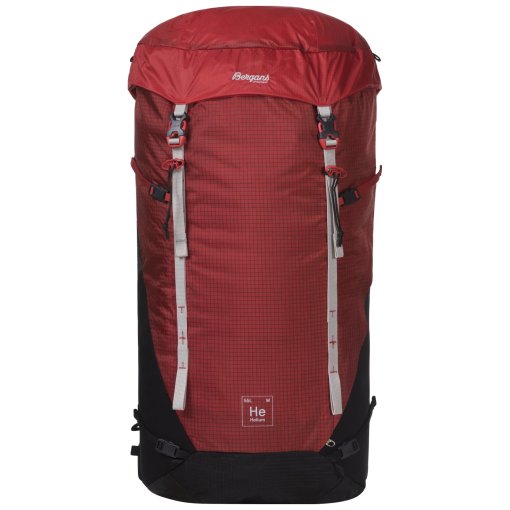 Foto de Bergans Mochila Mujer - Helium V5 55L - red sand/black/aluminium