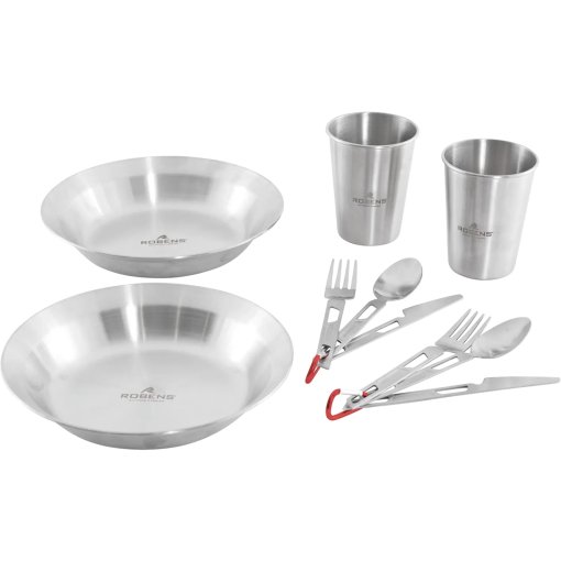 Produktbild von Robens Sierra Steel Meal Set Geschirrset - Silber