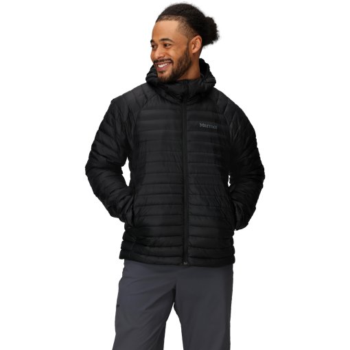 Foto de Marmot Plumífero Chaqueta con Capucha Hombre - Hype - negro