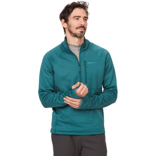 Immagine prodotto da Marmot Pullover Uomo - Olden Polartec 1/2 Zip - dark jungle