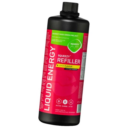 Foto de Squeezy Gel de Carbohidratos + Cafeína - Energy Gel - Recarga de 500ml