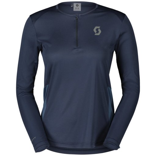 Foto de SCOTT Camiseta de Manga Larga Mujer - Endurance Tech - dark blue/metal blue