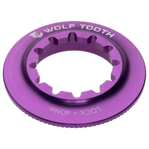 Foto van Wolf Tooth Centerlock Borgring - interne spline - ultraviolet paars