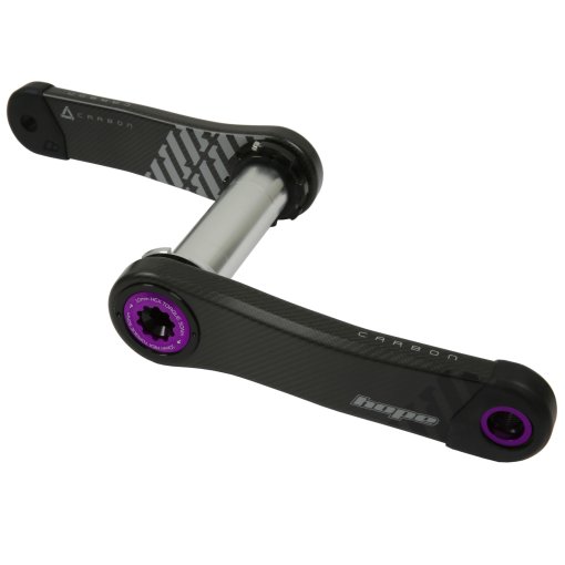 Produktbild von Hope Carbon Kurbel - No Spider | 68/73mm - violet