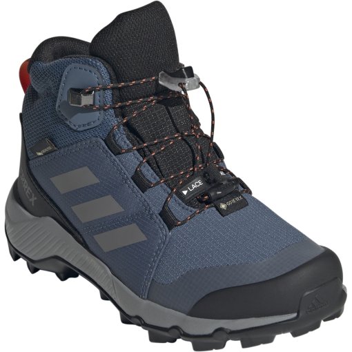 Foto de adidas Zapatillas de Senderismo Niños - TERREX Mid GORE-TEX - wonder steel/grey thunder/semi impact orange JI1355