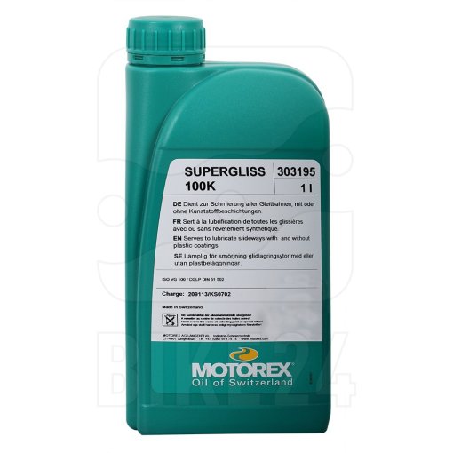 Photo produit de Motorex Supergliss 100K Lubricating Oil for Suspension Forks - 1000ml