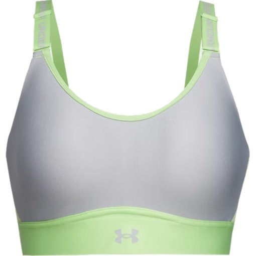 Produktbild von Under Armour UA Infinity Mid 2.0 Sport-BH Damen - Lumos Lime/Mod Gray