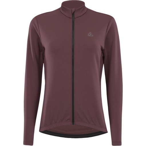 Picture of Löffler Skys Merino Mid Bike Long Sleeve Jersey Women - castagne 575