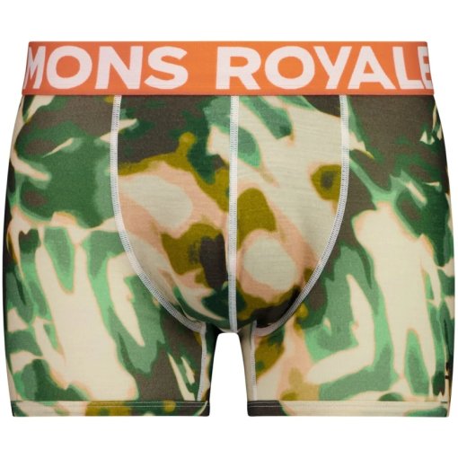 Picture of Mons Royale Hold &#039;em Shorty Merino Boxer Men - brush camo