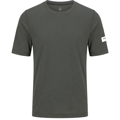 Foto de ALBION Merino Riding Camiseta unisex - Shale Green