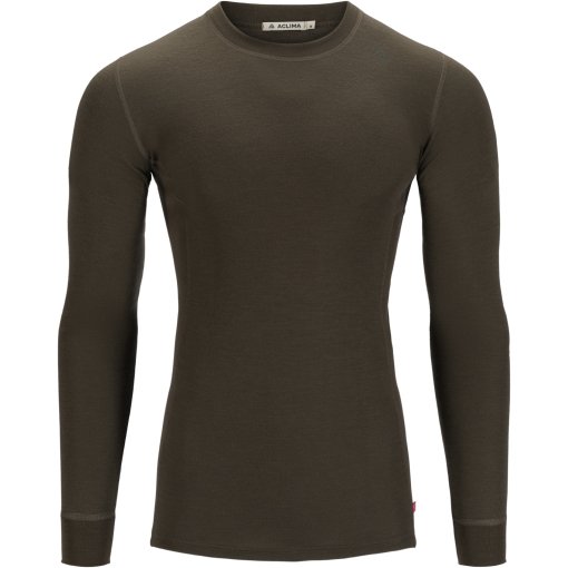 Produktbild von Aclima Warmwool Crewneck Langarmshirt Herren - tarmac