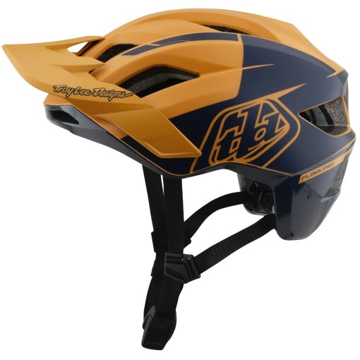 Productfoto van Troy Lee Designs Flowline SE MIPS Helm - Hydro Mustard/Black Iris
