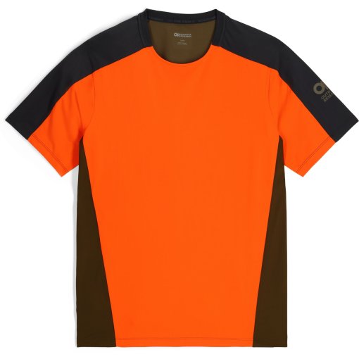 Foto de Outdoor Research Camiseta de Manga Corta Bicicleta de Montaña Hombre - Freewheel MTB - black/spice/dark olive