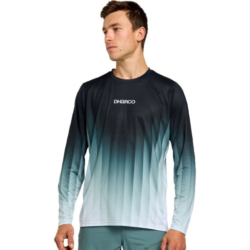 Productfoto van DHaRCO Race Fietsshirt met Lange Mouwen Heren - Midnight Prism