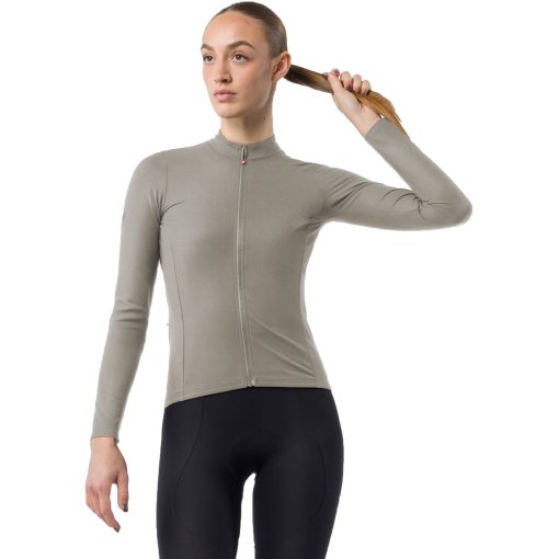 Produktbild von Castelli Thermowoven Langarmtrikot Damen - silver moon 053