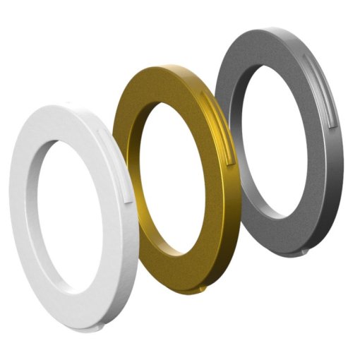 Immagine prodotto da Magura Set copertura pinza freno a 4 pistoncini - MT5/MT7/MT Trail Carbon/MT Trail Sport dal MY2015 (12 pezzi) - 2701720 - bianco / oro / argento