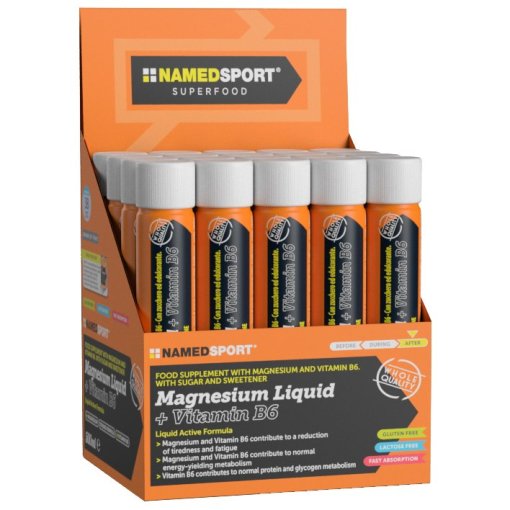 Foto de NAMEDSPORT Magnesium Liquid + Vitamin B6 - Suplemento - 20x25ml