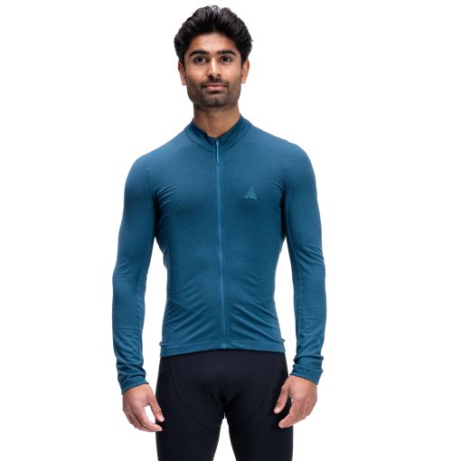 Kuva tuotteesta 7mesh Ashlu Merino Miesten pitkähihainen paita - Deep Sea