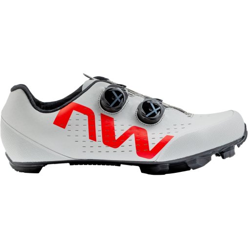 Foto de Northwave Zapatillas MTB Hombre - Rebel 3 - light grey/red fluo 88