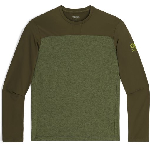 Foto de Outdoor Research Camiseta de Manga Larga Bicicleta de Montaña Hombre - Freewheel MTB - dark olive/willow heather