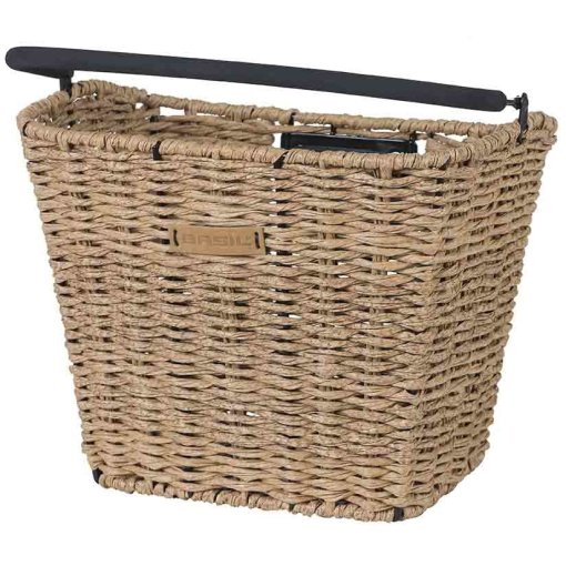 Produktbild von Basil Bremen Rattan Look KF Fahrradkorb - vorne - 27L - braun