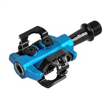 Xpedo XPR Cleat Set - SPD Compatible 3-Bolt Road Cleats With 6° Float (Silver)
