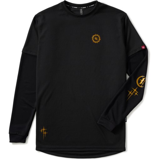 Immagine prodotto da Loose Riders Maglia a Maniche Lunghe Uomo - Nine Lives - C/S TW Black