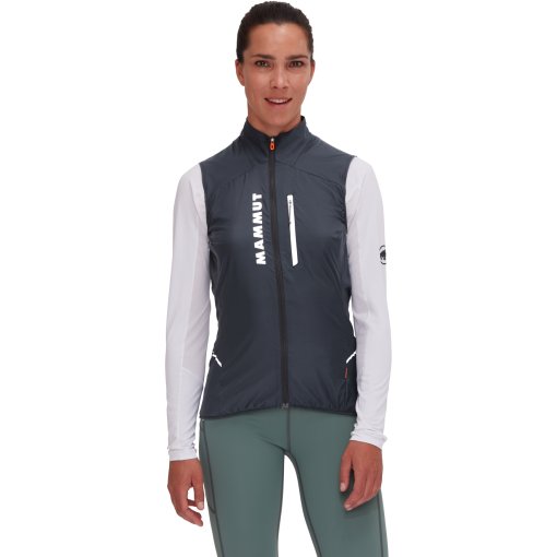 Foto de Mammut Chaleco Híbrido Mujer - Aenergy Trail Running Windbreaker - negro
