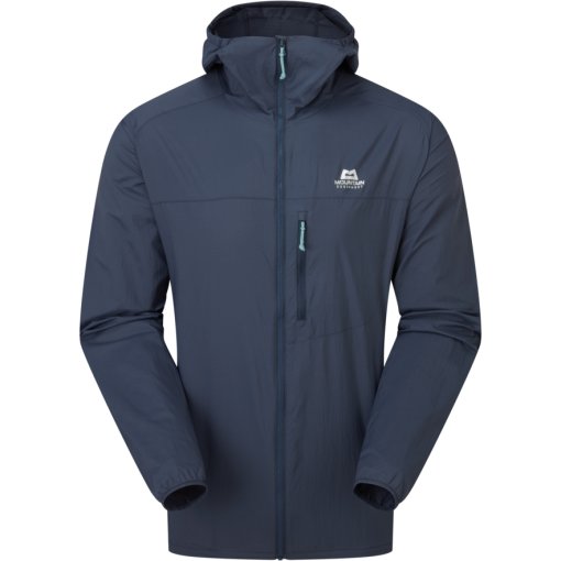 Photo produit de Mountain Equipment Aerofoil Veste à capuche pour hommes ME-008558 - blue nights
