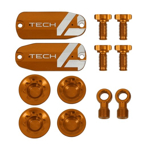 Produktbild von Hope Custom Kit für Tech 4 V4 Scheibenbremse | 1 Paar - orange