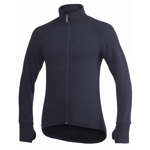 Image of Woolpower Full Zip Jacket 400 Unisex - navy