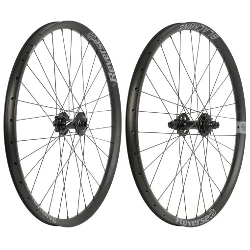 Immagine prodotto da Reverse Components Set di Ruote 26&quot; Black ONE | 15x100mm / 10x135mm QR - Singlespeed - nero / grigio
