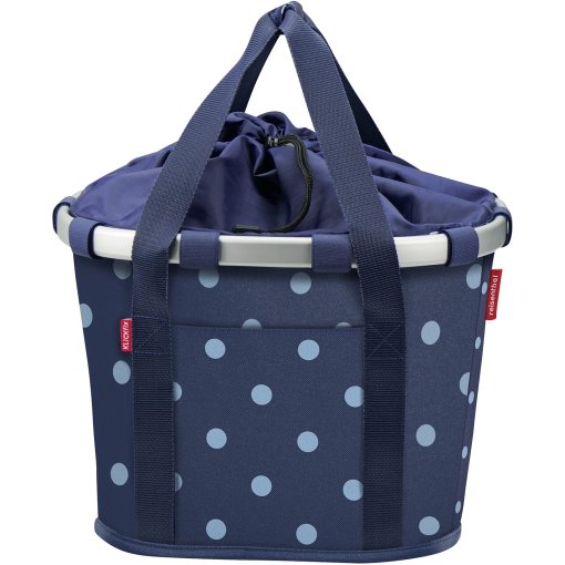 Zdjęcie: KLICKfix Reisenthel 0303 Koszyk rowerowy – 15 l - mixed dots blue