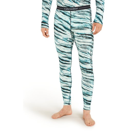 Immagine prodotto da Icebreaker Legging Uomo - Merino 200 Oasis Protect Our Winter AOP - Snow AOP