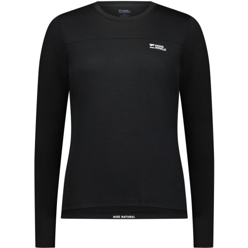 Foto de Mons Royale Maillot Ciclismo de Manga Larga Mujer - Diversion Merino - negro