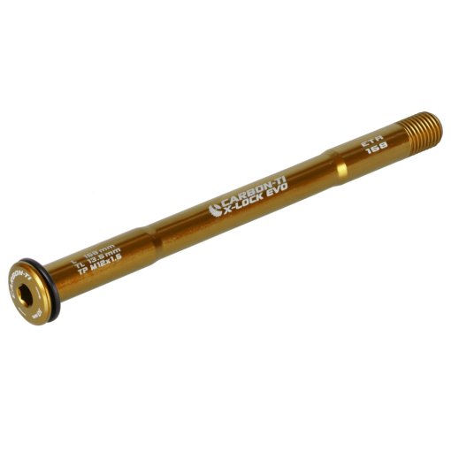 Foto de Carbon-Ti X-Lock EVO Eje pasante - 12x142mm - X-E-Thru - M12x1.5mm - Longitud 158mm - oro