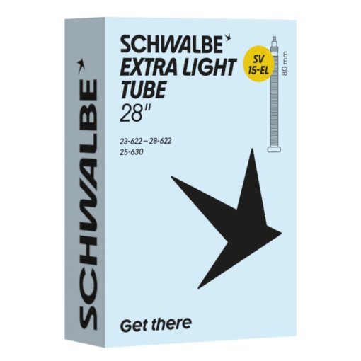 Immagine prodotto da Schwalbe Camera d&#039;Aria - No. 15-EL (Extra Light) | 28&quot; - 23/28-622/630 | SV 80mm