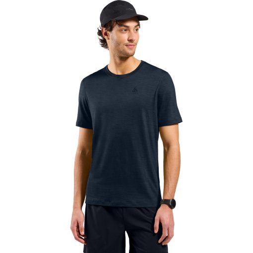 Picture of Odlo Natural Merino 160 Base Layer T-Shirt Men - dark sapphire