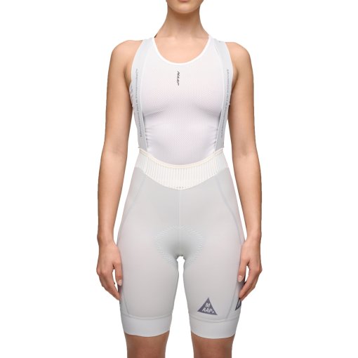 Foto de MAAP Culotte Corto con Tirantes Ciclismo Mujer - Drome Team Bib Evo Cargo - ice grey