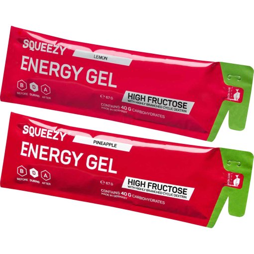 Picture of Squeezy Energy Gel High Fructose - Carbohydrate Gel - 67g