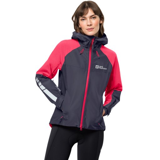Productfoto van Jack Wolfskin Morobbia 2L Fietsjas Dames - graphite
