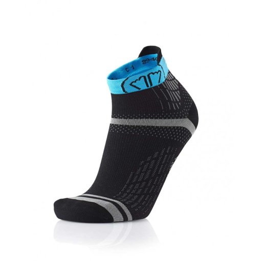 Produktbild von Sidas Run Feel Laufsocken - Schwarz/Türkis