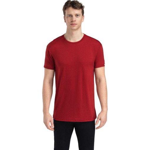 Kuva tuotteesta Aclima Lightwool 140 Classic Miesten t-paita - red dahlia