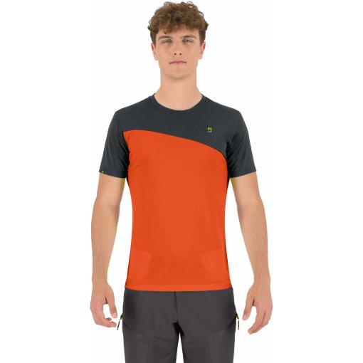 Produktbild von Karpos Averau T-Shirt Herren - orange/woodl.gray