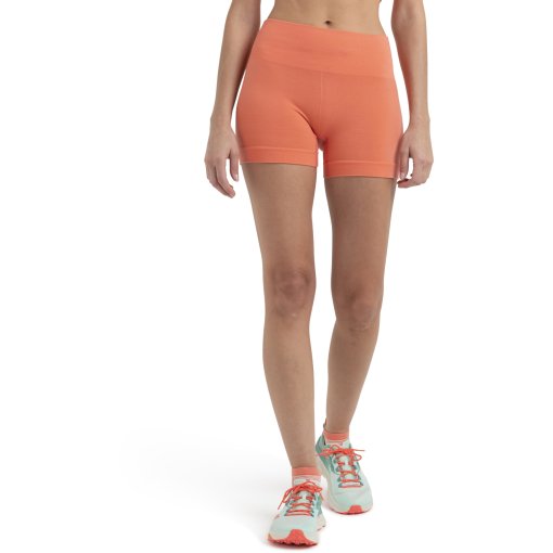 Foto de Icebreaker Pantalones Cortos Mujer - Merino 260 Zoneknit™ Seamless 4&quot; - Tang