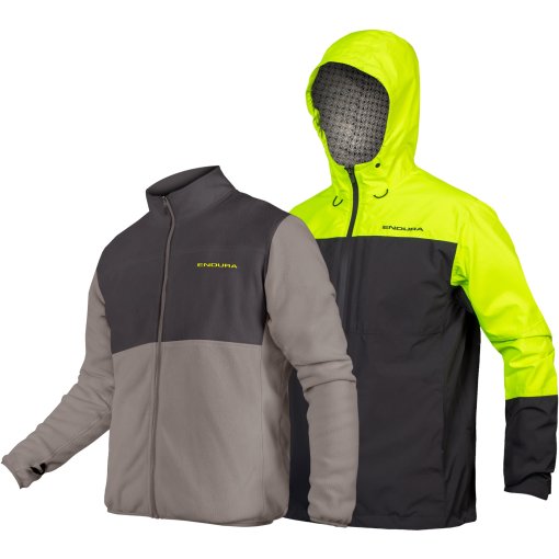 Foto de Endura Chaqueta Impermeable Hombre - Hummvee 3-in-1 - hi-viz yellow