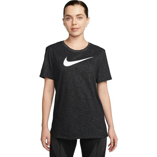 Photo produit de Nike T-Shirt Femme - Dri-FIT Swoosh - noir/blanc FD2884-010